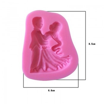 Aouke variety skirt dress silicone mold groom bride fondant cake mold bakingM102/D106/G057
