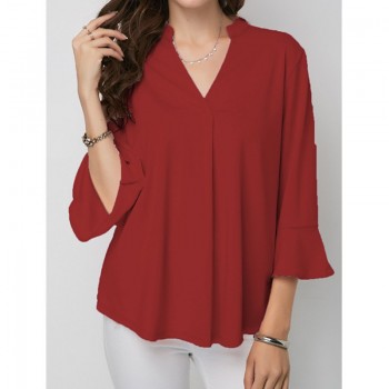 Dropship Womens Tops And Blouses Plus Size Shirt Blouse Shirts Tops Streetwear Blusas Mujer De Moda 2018 White Chiffon V-neck