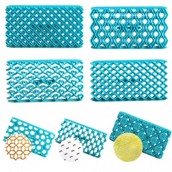 DIY Fondant Cake Embosser Flower Cookie Cutters Biscuit Molds Icing Embossing Decoration  Cutter Cake Bakeware Tools