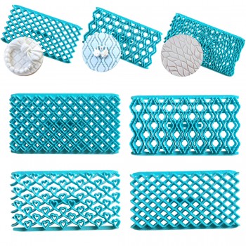 DIY Fondant Cake Embosser Flower Cookie Cutters Biscuit Molds Icing Embossing Decoration  Cutter Cake Bakeware Tools