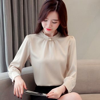blusas mujer de moda 2018 long sleeve women shirts womens tops and blouses chiffon blouse shirt feminina plus size tops 1418 45