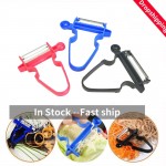 3pcs / set Slicer Chopper Peeler Julienne Cutter Multi Peel Blade Stainless Steel  Kitchen Tools Magic Trio Peeler Set