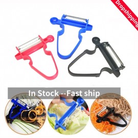3pcs / set Slicer Chopper Peeler Julienne Cutter Multi Peel Blade Stainless Steel  Kitchen Tools Magic Trio Peeler Set