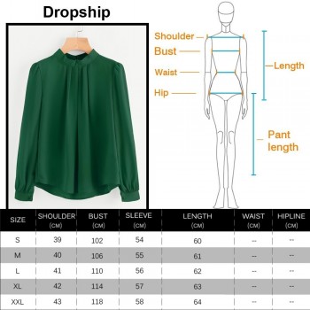 Dropship Womens Tops And Blouses Shirt Blouse Shirts Tops Blusas Mujer De Moda 2018 White Ladies Chiffon Summer Long Sleeve