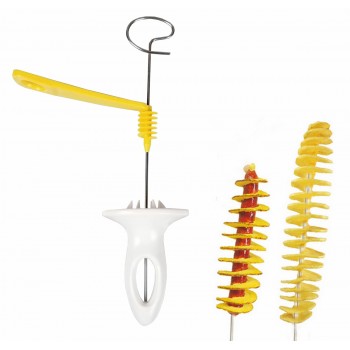 Tornado Potato Spiral Cutter Slicer Spiral Potato Chips PRESTO 4spits Potato Tower Making Twist Shredder Cooking Tools