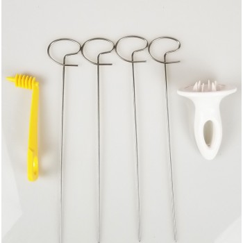 Tornado Potato Spiral Cutter Slicer Spiral Potato Chips PRESTO 4spits Potato Tower Making Twist Shredder Cooking Tools