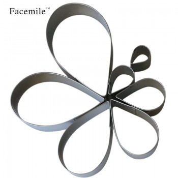 7pcs/set Stainless Steel Rose Petal Cake Cookie Cutter Mold Pastry Baking Mould Fondant Biscuit Cutter 52111