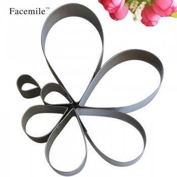 7pcs/set Stainless Steel Rose Petal Cake Cookie Cutter Mold Pastry Baking Mould Fondant Biscuit Cutter 52111