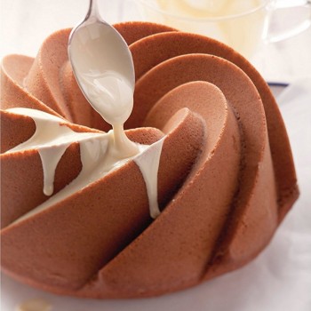 3D Big Swirl Shape Silicone Butter Cake Mould Kitchen Baking Form Tools for Cake Bakery Baking Dish Bakeware Mold Cake Pan