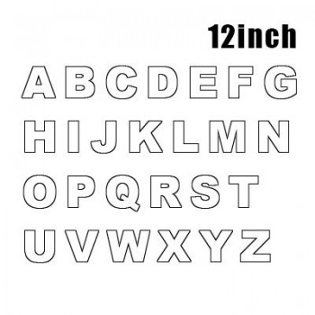 1 Set Cookie Chocolate Pastry Decorating Baking Mould Food Grade PET Alphabet Cake Molds DIY Birthday Cake Fondant Tool