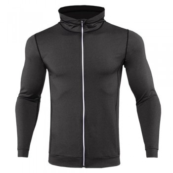Fashion Men Hoodies Compression Hoody Crossfit Sweatshirts Mens Quick-drying Jersey Male Breathable Exercise Hooded Jacket Coat