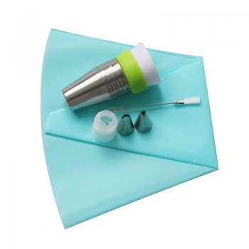 7/8/9 PCS Pastry Nozzles And Coupler Icing Piping Tips Sets Stainless Steel Rose Cream Bakeware Cupcake Cake Decorating
