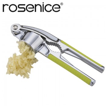 ROSENICE Garlic Press Ginger Press Mincer Crusher Chopper Garlic Press Crusher with Walnut Open Tools
