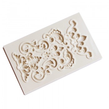 Yueyue Sugarcraft 1 piece Border silicone mold fondant mold cake decorating tools chocolate gumpaste mold