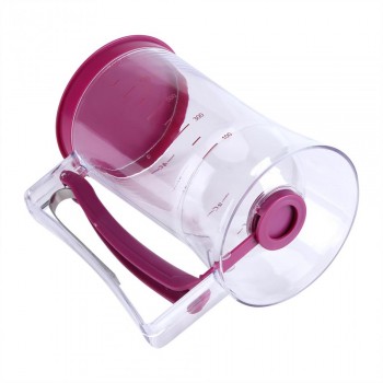 900mL Manual Batter Dispenser Cupcake Pancake Waffle Measuring Cup Kitchen Baking Tool a