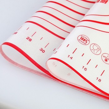 BAKINGCHEF Silicone Baking Mat Pizza Dough Maker Pastry Kitchen Gadgets Cooking Tools Utensils Bakeware Kneading Accessories Lot
