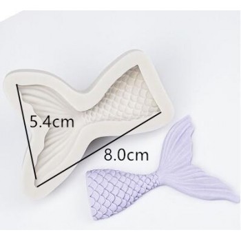 3D Mermaid Tail  Silicone Molds Shell Starfish Soap Mold Cake Decoration Sugar Craft Tools Candle Moulds DIY Craft Fondant Molds