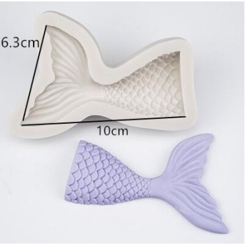 3D Mermaid Tail  Silicone Molds Shell Starfish Soap Mold Cake Decoration Sugar Craft Tools Candle Moulds DIY Craft Fondant Molds