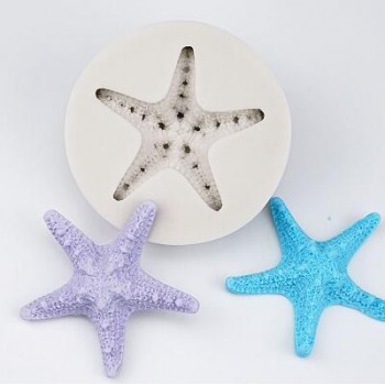 3D Mermaid Tail  Silicone Molds Shell Starfish Soap Mold Cake Decoration Sugar Craft Tools Candle Moulds DIY Craft Fondant Molds