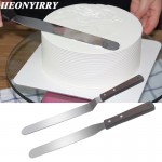 4/6/8/10 inch Stainless Steel Cake Spatula Butter Cream Icing Frosting Knife Smoother Kitchen Pastry Cake Decoration Tools