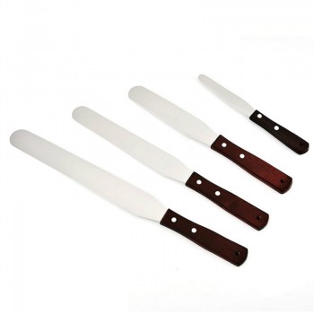 4/6/8/10 inch Stainless Steel Cake Spatula Butter Cream Icing Frosting Knife Smoother Kitchen Pastry Cake Decoration Tools