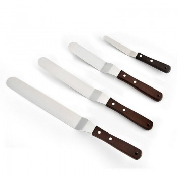 4/6/8/10 inch Stainless Steel Cake Spatula Butter Cream Icing Frosting Knife Smoother Kitchen Pastry Cake Decoration Tools