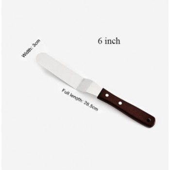 4/6/8/10 inch Stainless Steel Cake Spatula Butter Cream Icing Frosting Knife Smoother Kitchen Pastry Cake Decoration Tools