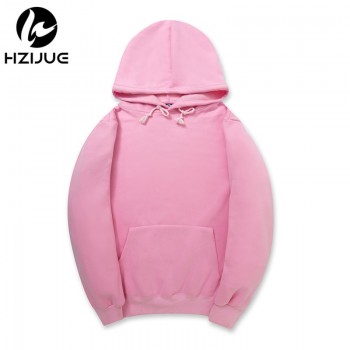 Fashion Color Hooides Mens Thick Clothes Winter Sweatshirts Men Hip Hop Streetwear Solid Fleece Hoody Man Clothing USA SIZE