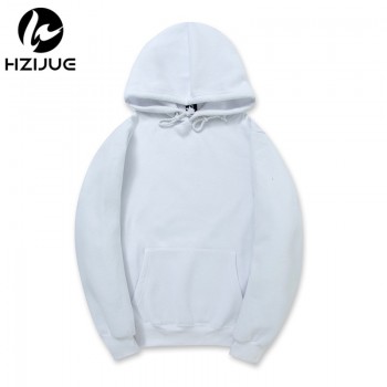 Fashion Color Hooides Mens Thick Clothes Winter Sweatshirts Men Hip Hop Streetwear Solid Fleece Hoody Man Clothing USA SIZE