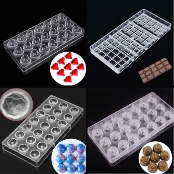 New Arrival Clear Hard Chocolate Maker Polycarbonate PC DIY 21 Diamond Candy Mold Mould Wholesale Free Shipping