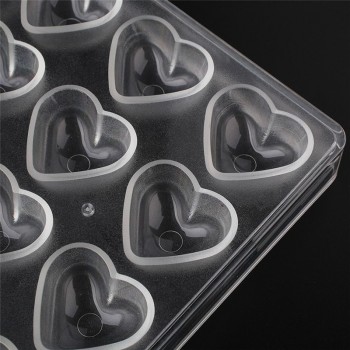 New Arrival Clear Hard Chocolate Maker Polycarbonate PC DIY 21 Diamond Candy Mold Mould Wholesale Free Shipping