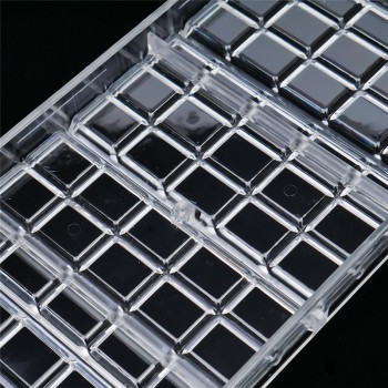 New Arrival Clear Hard Chocolate Maker Polycarbonate PC DIY 21 Diamond Candy Mold Mould Wholesale Free Shipping