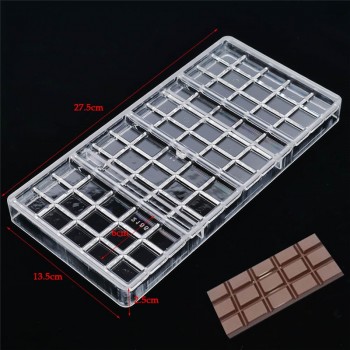 New Arrival Clear Hard Chocolate Maker Polycarbonate PC DIY 21 Diamond Candy Mold Mould Wholesale Free Shipping