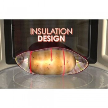 1Pcs Red Washable Cooker Bag Microwave Baking Potatoes Bag Rice Pocket Cooking Tools Easy To Cook Kitchen Gadgets Baking Tool