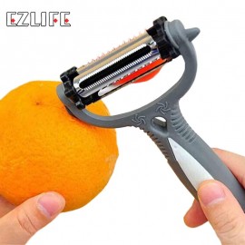 Multifunctional 360 Degree Rotary Peeler Grater Vegetable Fruit Potato Carrot Turnip Cutter Slicer Melon Gadget Kitchen Tools