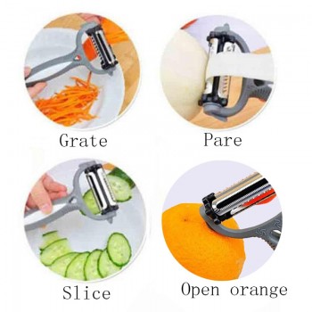 Multifunctional 360 Degree Rotary Peeler Grater Vegetable Fruit Potato Carrot Turnip Cutter Slicer Melon Gadget Kitchen Tools
