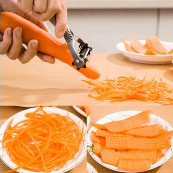 Multifunctional 360 Degree Rotary Peeler Grater Vegetable Fruit Potato Carrot Turnip Cutter Slicer Melon Gadget Kitchen Tools