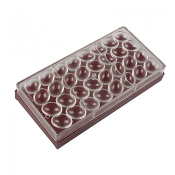 Semi Sphere Shell Diamond Cube Chocolate Mould PC Chocolate Bar Mold Half Ball Plastic Candy Maker Mold Bakeware Rectangle