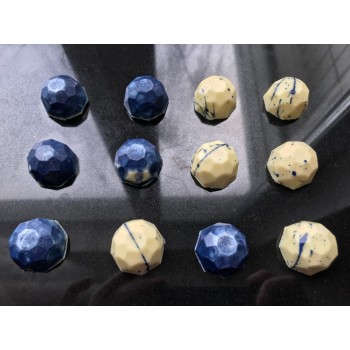 Semi Sphere Shell Diamond Cube Chocolate Mould PC Chocolate Bar Mold Half Ball Plastic Candy Maker Mold Bakeware Rectangle