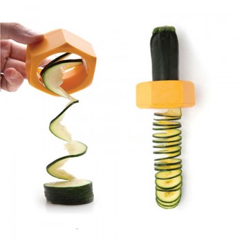 Creative Multi - Purpose Vegetable Cutter Screw Cucumber Slicer Plastic Peeler Fruit Spiralizer Salad Cutter Fruits tool