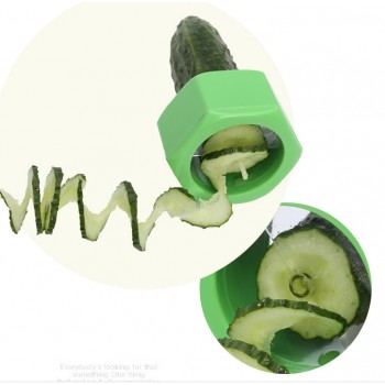 Creative Multi - Purpose Vegetable Cutter Screw Cucumber Slicer Plastic Peeler Fruit Spiralizer Salad Cutter Fruits tool