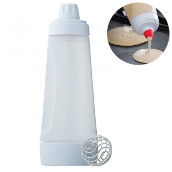 1065mL 4.5 Cups Pancake Batter Mixer Bottle Pancakes Waffles Crepes Dispenser