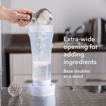 1065mL 4.5 Cups Pancake Batter Mixer Bottle Pancakes Waffles Crepes Dispenser