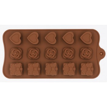 New Silicone Chocolate Mold 29 Shapes Chocolate baking Tools Non-stick Silicone cake mold Jelly and Candy Mold 3D mold DIY best