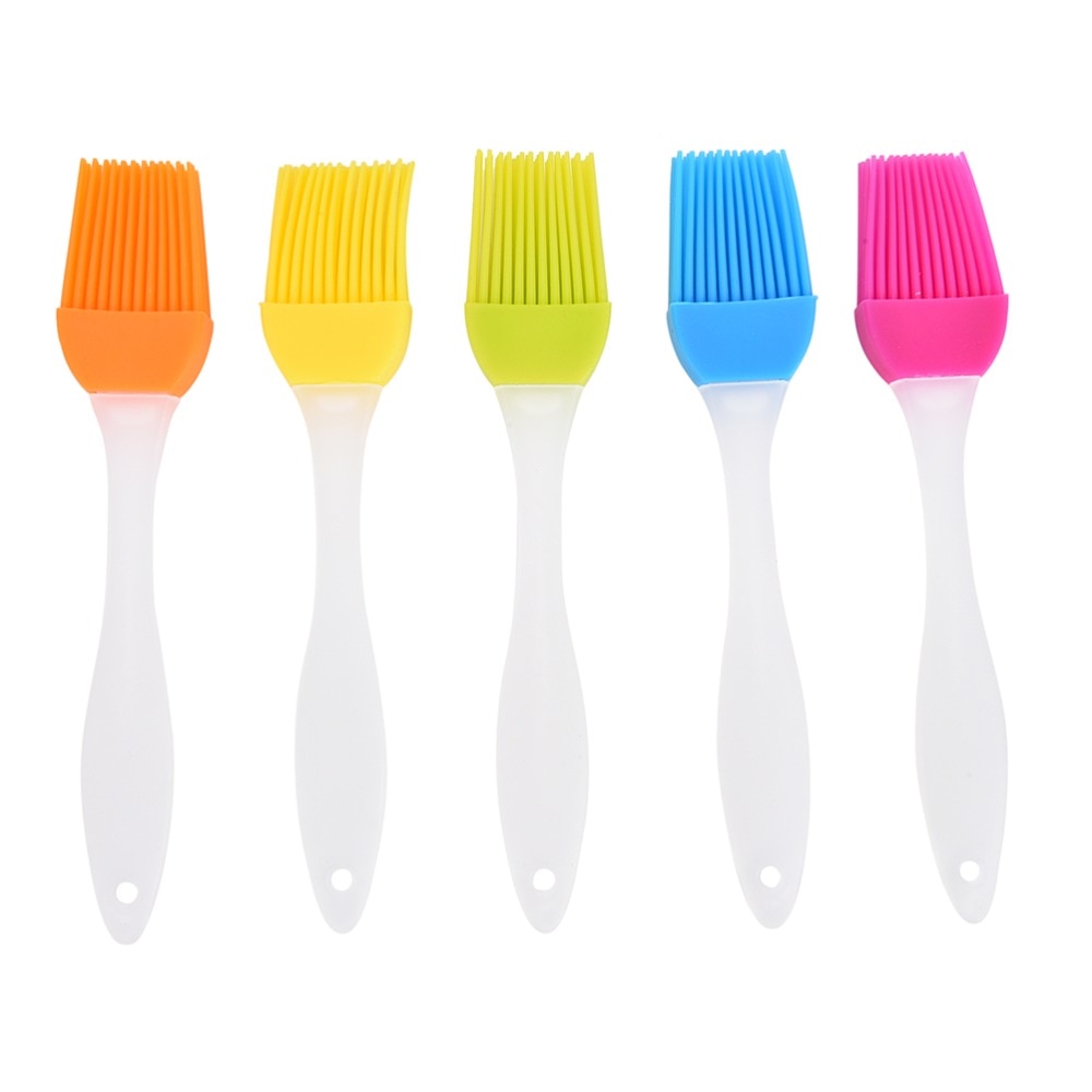 Silicone Pastry Bread Oil Cream Brush Baking Bakeware BBQ Cake Cooking Basting Tool Kitchen Accessories Gadgets Random color 1PC