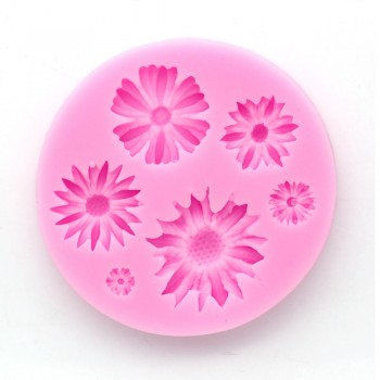 3D Flower Silicone Molds Fondant Craft Cake Candy Chocolate Sugarcraft Ice Pastry Baking Tool Mould