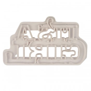 Birthday party DIY fondant molds cutters embosser Girls Boys baby cot Sugar craft moulds Cake dessert Decoration bakeware tools