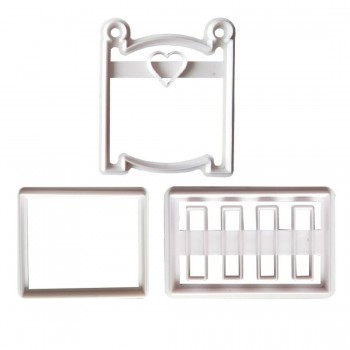 Birthday party DIY fondant molds cutters embosser Girls Boys baby cot Sugar craft moulds Cake dessert Decoration bakeware tools
