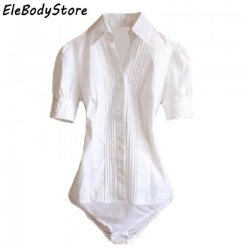 Body Shirt Women Blouses Blusas Blusa Casual Blouse Shirts 2018 White Black Blue Long Sleeve Tops Bodysuit Clothing