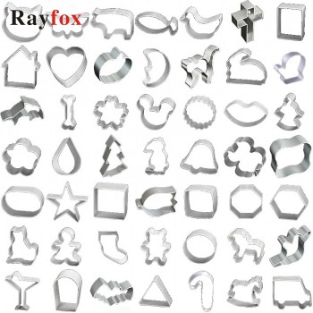 30styles Cookie Cutters Tools Fondant Biscuit Cutter Mold Pastry Cake Forms Gingerbread House Christmas Baking Decorating Tools